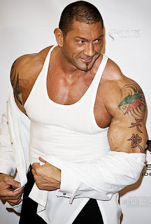 Dave Batista Tattoos - WWE Superstar Tattoo Design