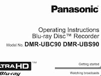 Panasonic DMR-UBS90 Manual