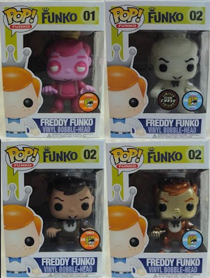 San Diego Comic-Con 2011 Exclusive Freddy Pop! Funko Vinyl Figures