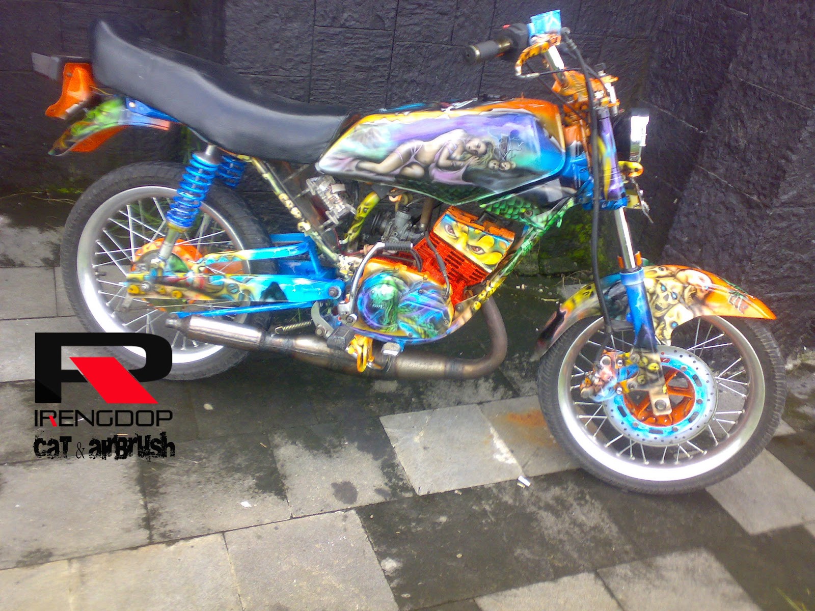 Foto Cutting Stiker Motor Rx King  Modif Sticker