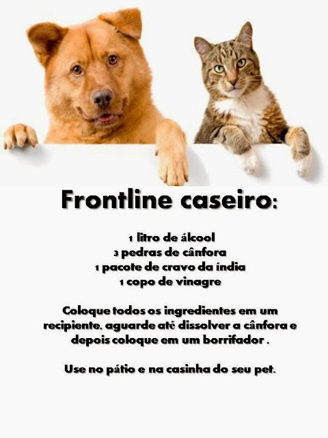 Lista de materiais Frontline Caseiro