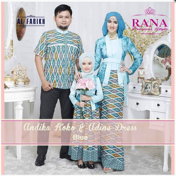  Gambar  Baju  Muslim  Couple  Keluarga  2019