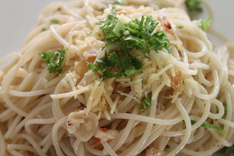 Resepi Spaghetti Aglio Olio Cheese  8 Descargar