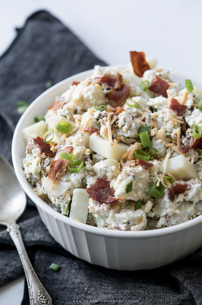 Bacon Ranch And Sour Cream Potato Salad Recipe Anderson Grant