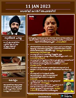 Daily Malayalam Current Affairs 11 Jan 2023