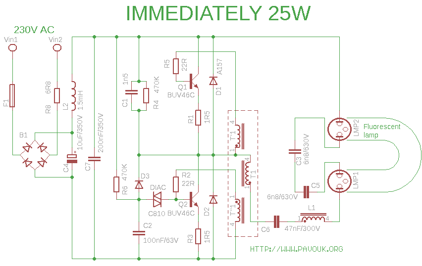 ELECTRONICS TRICKS AND TIPS: immediately 25w CFL BULB  