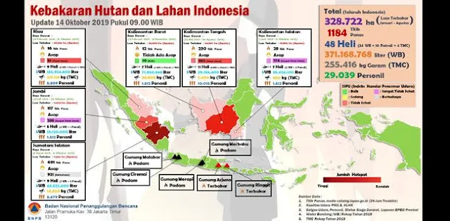 Asap Karhutla Membahayakan, Pemkot Palembang Liburkan Kegiatan Belajar Mengajar