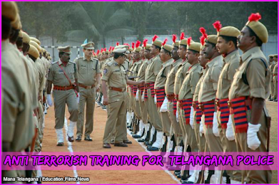 Anti terrorism training for :Telangana Police