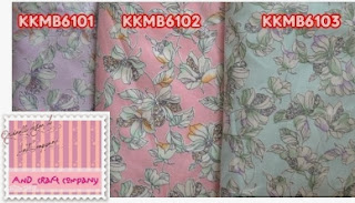 jual kain katun motif bunga