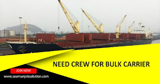 job at bulk vessel