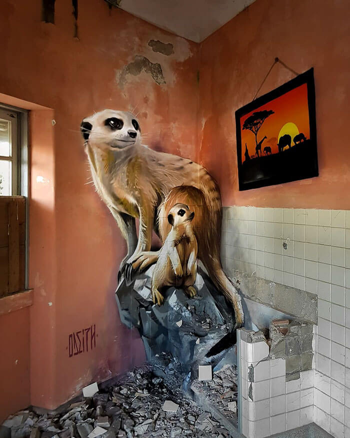 Street Artist Creates Incredible 3D Graffiti That Look Like They're Real