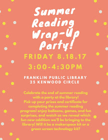Franklin Public Library: Summer Reading Wrap-Up Party