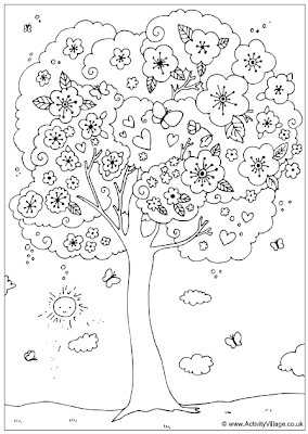 flower coloring pages