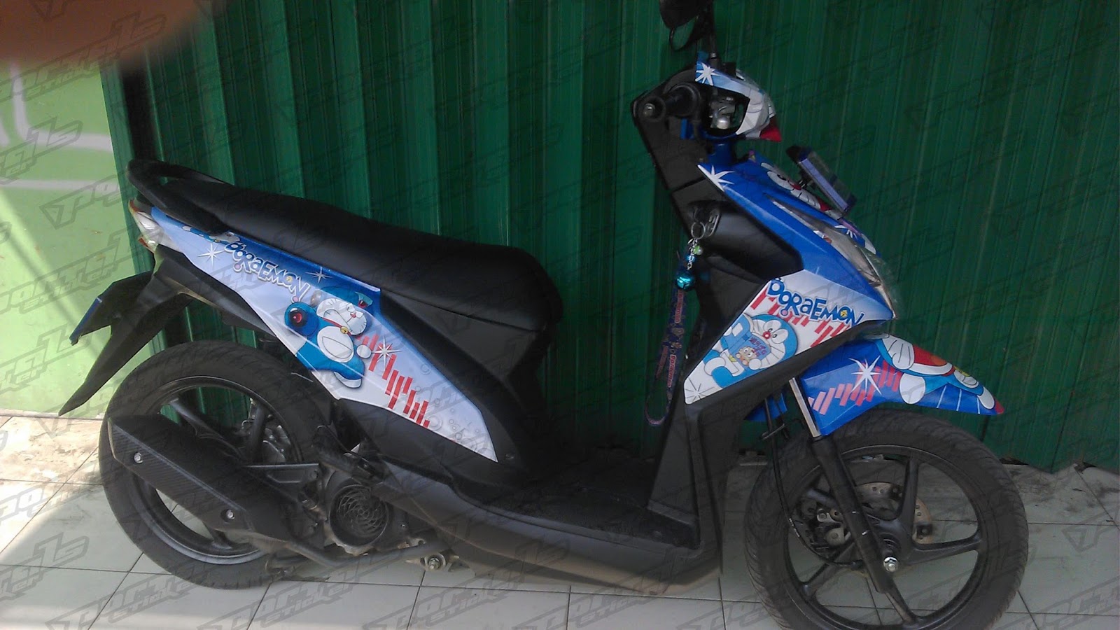 Foto Modifikasi Motor Beat Doraemon Modifikasi Motor Beat Terbaru