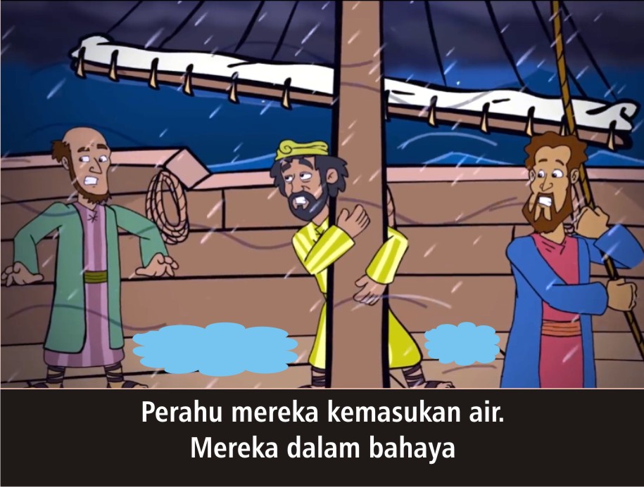 Komik Alkitab Anak Tuhan Yesus Meredakan Angin Ribut