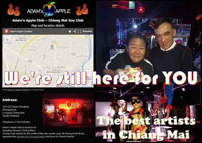 We're still here for YOU Adam's Apple Club Chiang Mai