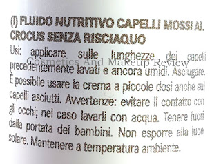 MaterNatura - Fluido nutritivo capelli mossi al crocus senza risciacquo - modo d'uso