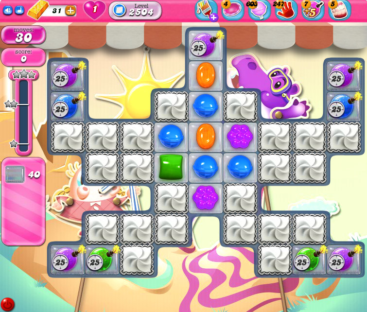 Candy Crush Saga level 2504