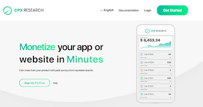 CPX Research, monetiza tu sitio web o App