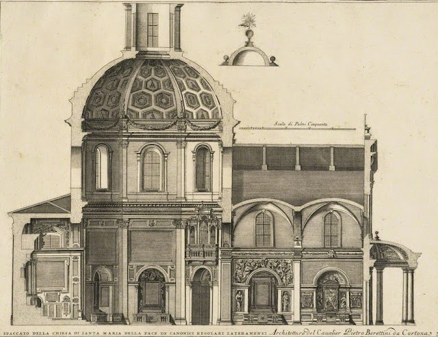 Chiesa di Santa María della Pace a Roma | Pietro da Cortona | 1656