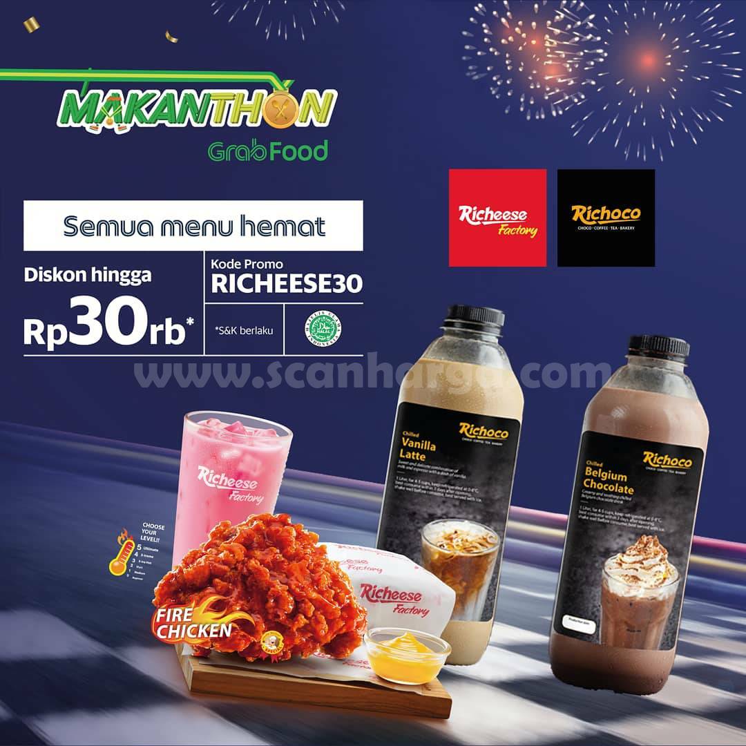 Promo Richoco Makanthon - Diskon Rp. 30.000 via Grabfood