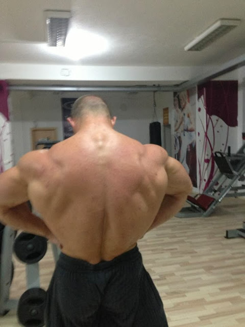 Albanian bodybuilder Hegzon Hyseni from Kosovo