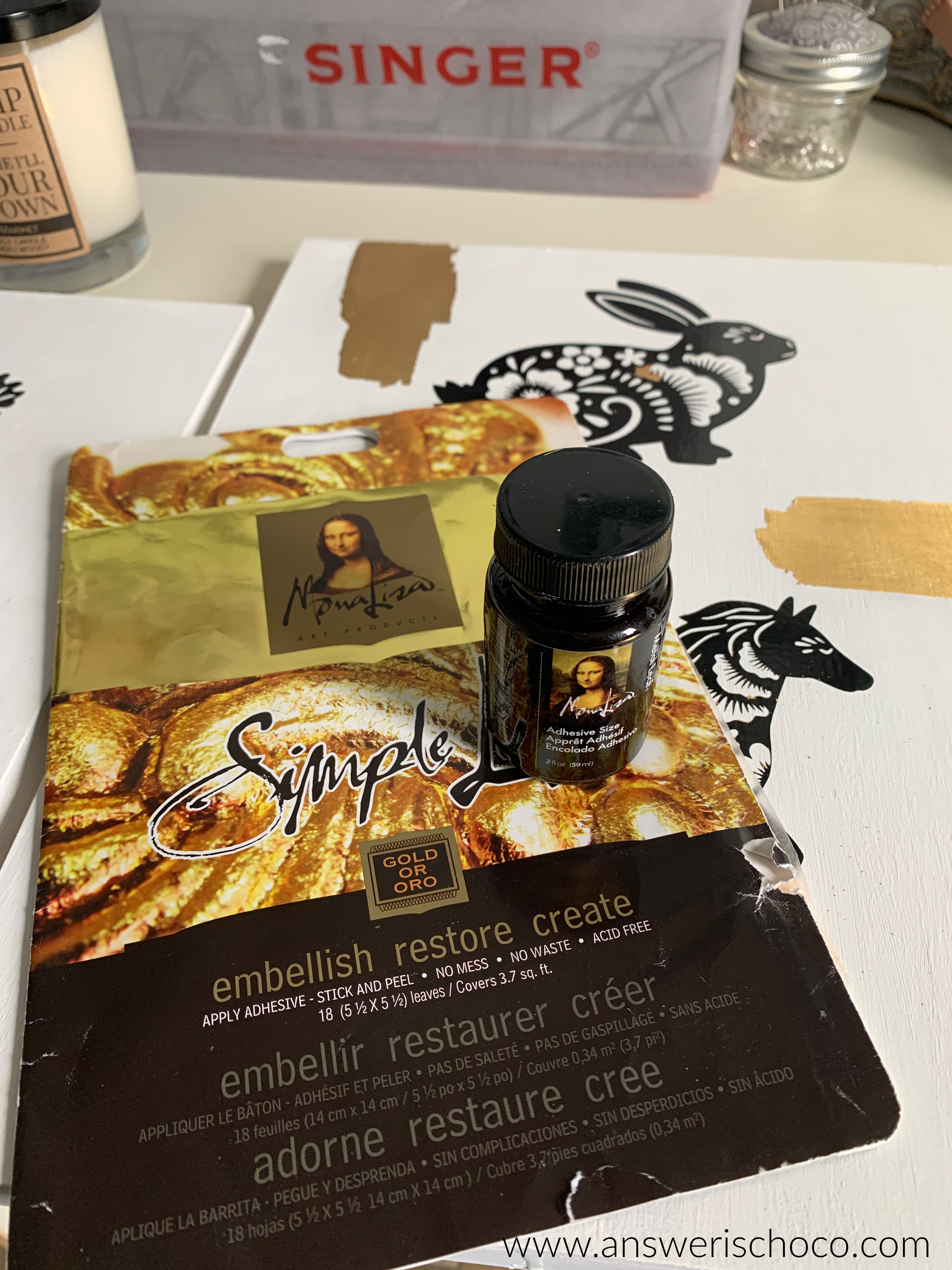 Mona Lisa - Gold Leaf Kit