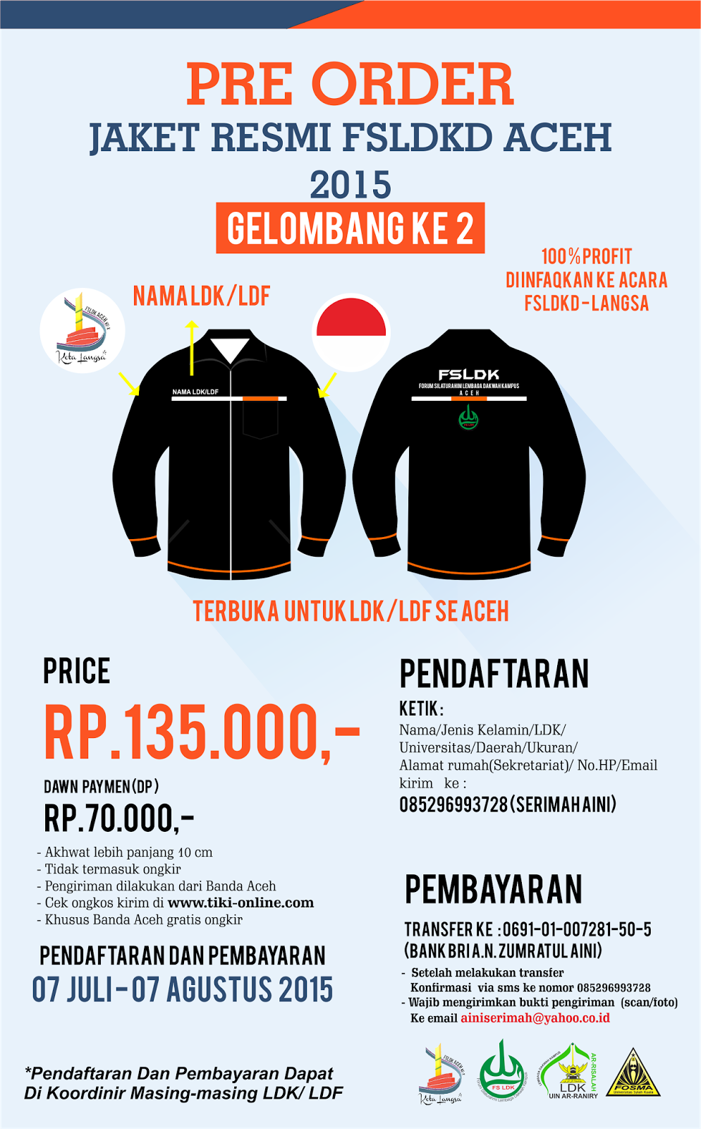 Download Template Jaket CDR Front Dan Back Ucorel