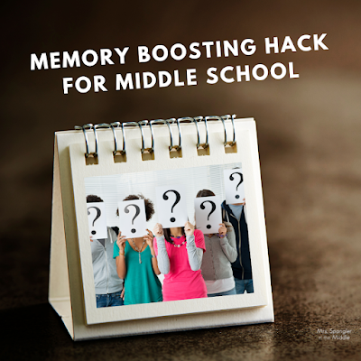Help your middle school students retain more information with this quick and easy hack!