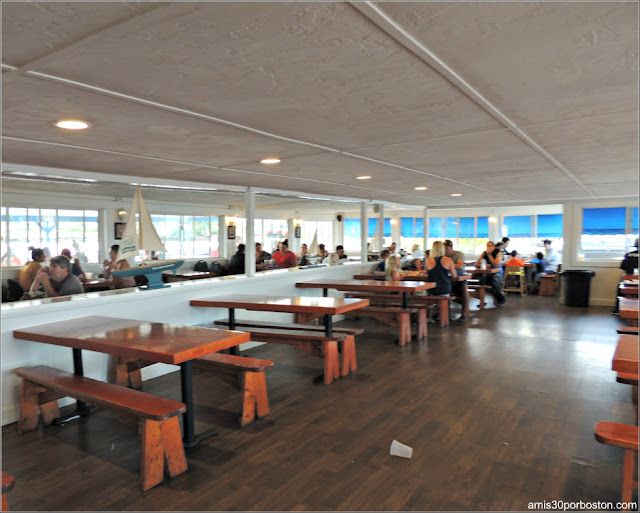 Comedor del Markey's Lobster Pool, New Hampshire