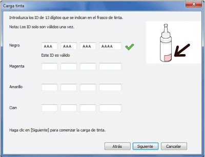 introducir digitos validos impresoras epson
