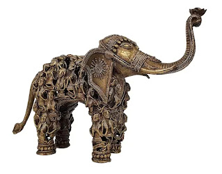 HANDCRAFTED BRASS ELEPHANT FOR HOME DECOR