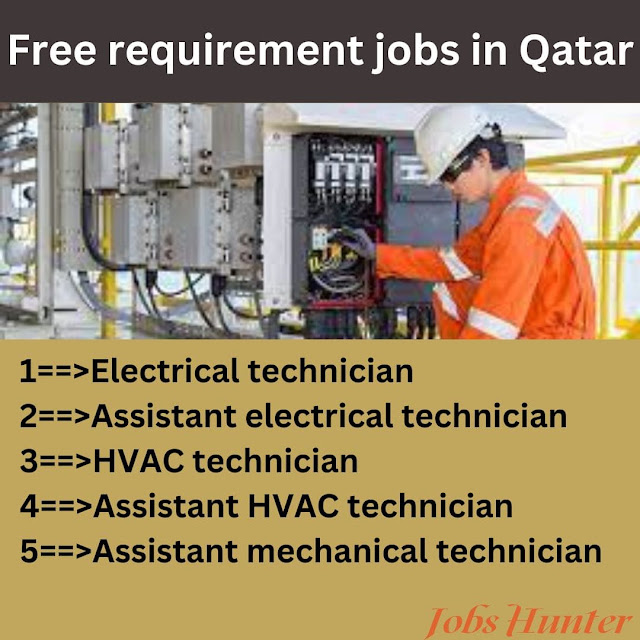 Free requirement jobs in Qatar