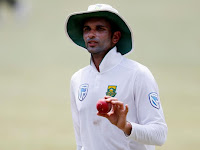 South Africa's Keshav Maharaj becomes first Proteas bowler to take Test hat-trick since 1960 in win over West Indies.