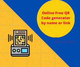 Online Free QR code generator by Name or link