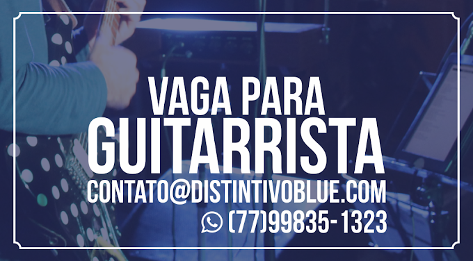 Vaga para guitarrista!