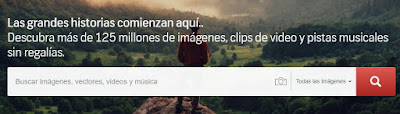 Página de inicio de Shutterstock y acceso al mismo