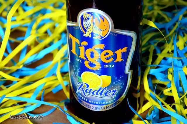 Only 2% alcohol in the Tiger Radler