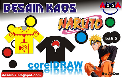 Desain KaosPINBanner Desain kaos Naruto