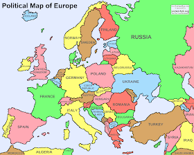 europe map political