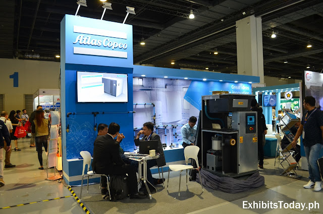 Atlas Copco Exhibit Booth