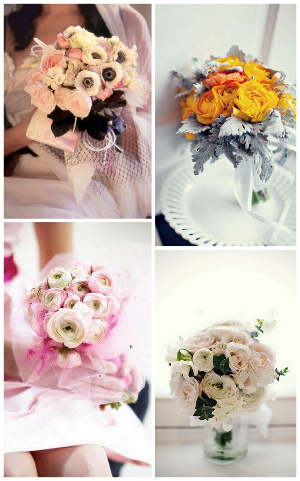 ranunculus wedding bouquet