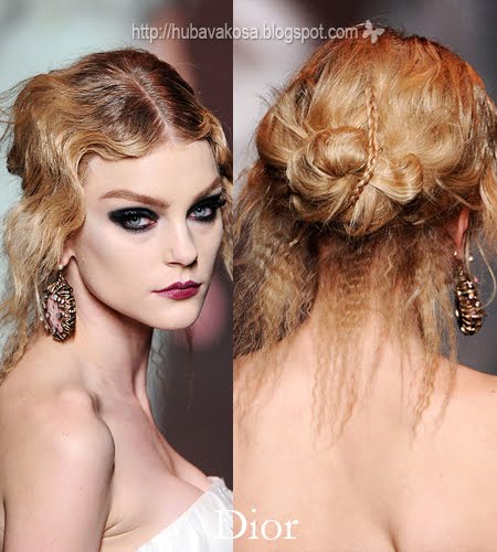 романтично Updo Christian Dior