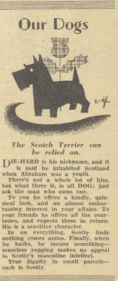 Scottie Dogs, From the Australian Women's Weekly, June 1933  