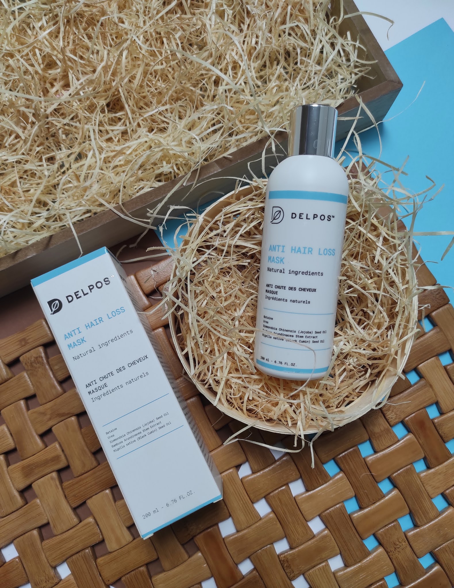 delpos Anti hair loss mask - odżywka przeciw wypadaniu włosów 200 ml