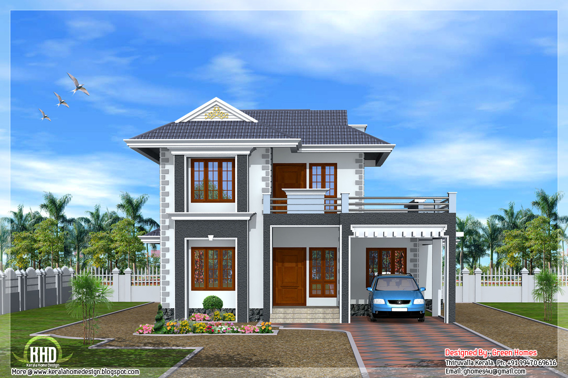  Beautiful  House  Elevation Designs  Gallery Kerala Home  