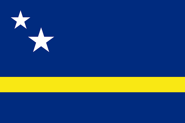 Logo Gambar Bendera Negara Curaçao PNG JPG ukuran 600 px