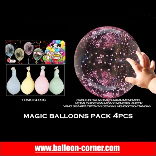 SON MAGIC BALLOONS Pack 4Pcs (GZ 197)