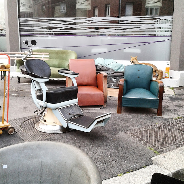 Fauteuil dentiste /Brocante Amiens / Octobre 2015 / Photos Atelier rue verte /