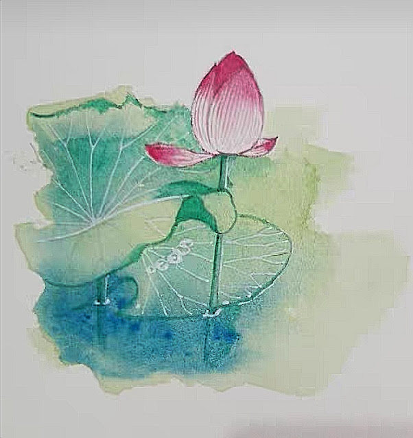 12 Watercolor flowers 6tips about Watercolor skills